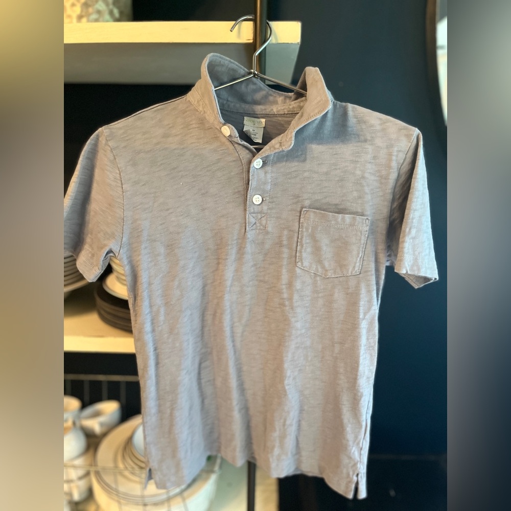 Boys crewcuts short sleeve polo button down shirt